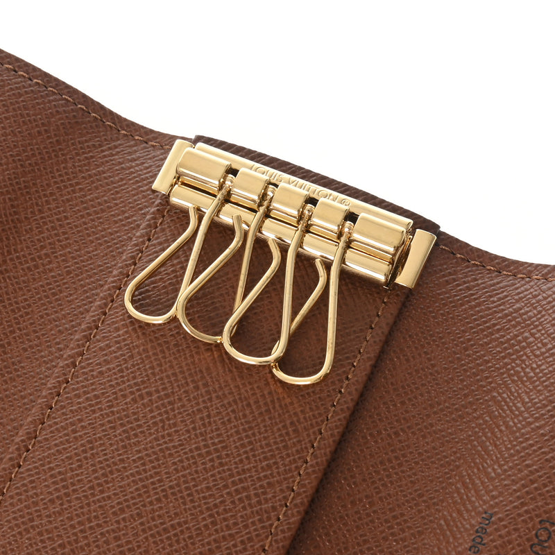 LOUIS VUITTON ルイヴィトン モノグラム ミュルティクレ 4 ブラウン M62631 ユニセックス モノグラムキャンバス キーケース 新同 中古 銀蔵