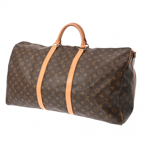 LOUIS VUITTON ルイヴィトン モノグラム キーポル バンドリエール 60 ブラウン M41412 ユニセックス モノグラムキャンバス ボストンバッグ ABランク 中古 銀蔵