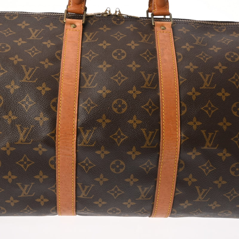 LOUIS VUITTON ルイヴィトン モノグラム キーポル 50 ブラウン M41426 ユニセックス モノグラムキャンバス ボストンバッグ Bランク 中古 銀蔵