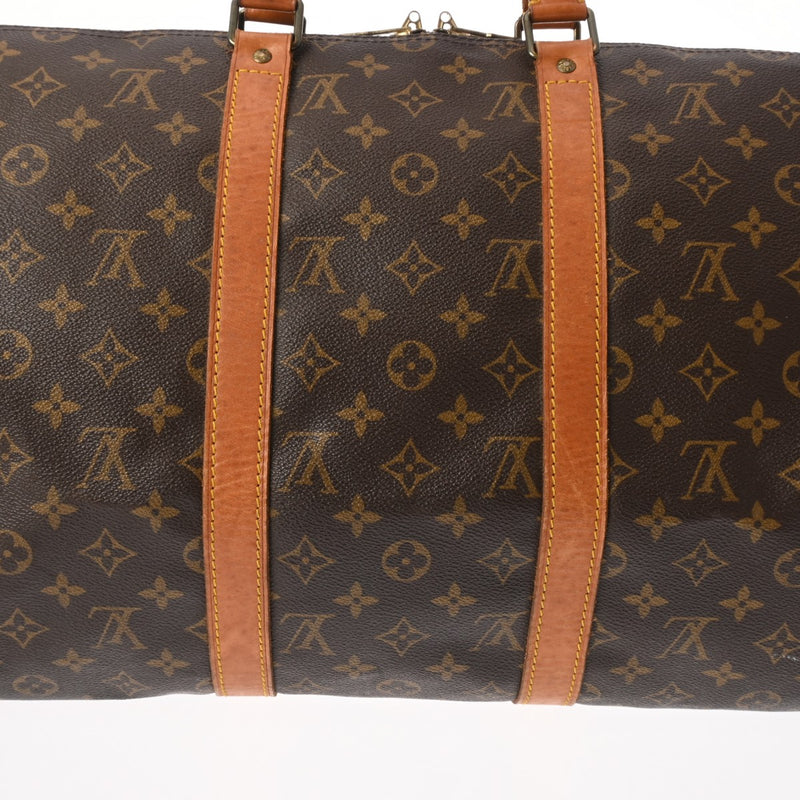 LOUIS VUITTON ルイヴィトン モノグラム キーポル 50 ブラウン M41426 ユニセックス モノグラムキャンバス ボストンバッグ Bランク 中古 銀蔵