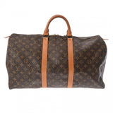 LOUIS VUITTON ルイヴィトン モノグラム キーポル 50 ブラウン M41426 ユニセックス モノグラムキャンバス ボストンバッグ Bランク 中古 銀蔵