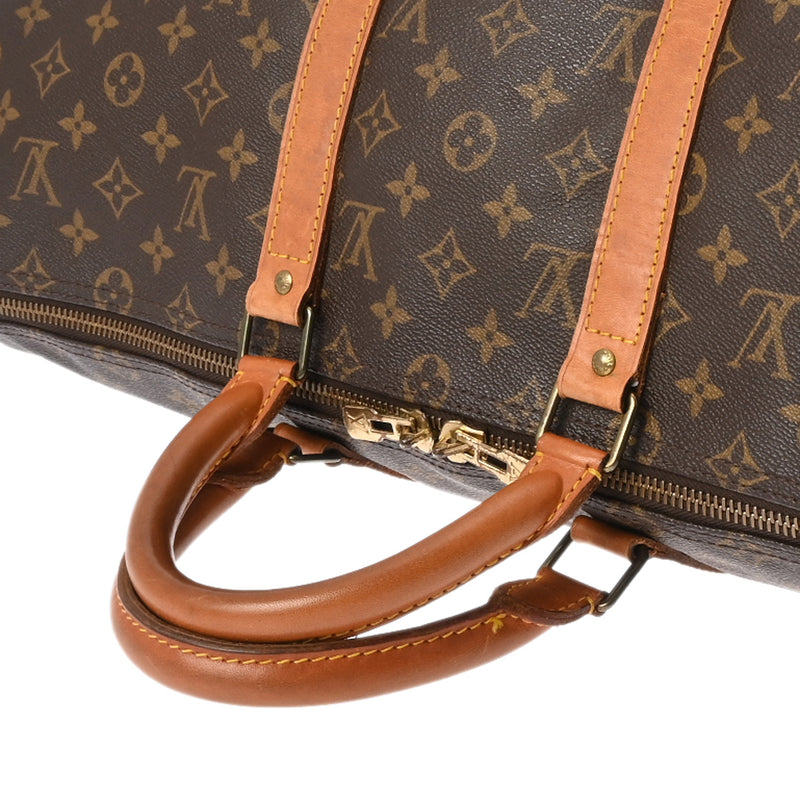 LOUIS VUITTON ルイヴィトン モノグラム キーポル 50 ブラウン M41426 ユニセックス モノグラムキャンバス ボストンバッグ Bランク 中古 銀蔵