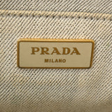 PRADA プラダ カナパ ミニトート 2WAY ブルー B2439G レディース デニム ハンドバッグ Bランク 中古 銀蔵