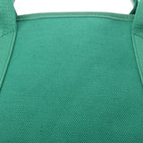 BALENCIAGA バレンシアガ ネイビーカバス XS 2WAY グリーン 390346 レディース キャンバス レザー ハンドバッグ ABランク 中古 銀蔵