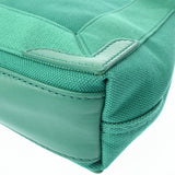 BALENCIAGA バレンシアガ ネイビーカバス XS 2WAY グリーン 390346 レディース キャンバス レザー ハンドバッグ ABランク 中古 銀蔵