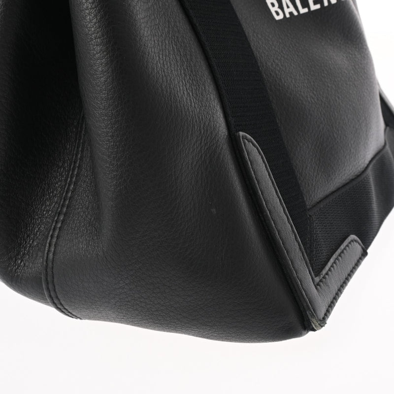 BALENCIAGA バレンシアガ ネイビーカバス S ブラック 339933 レディース レザー ハンドバッグ ABランク 中古 銀蔵