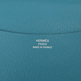 HERMES エルメス アジェンダ GM  ターコイズ パラジウム金具 - □Q刻印(2013年頃) ユニセックス シェーブル 手帳カバー Aランク 中古 銀蔵