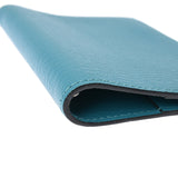 HERMES エルメス アジェンダ GM ターコイズ □Q刻印(2013年頃) ユニセックス シェーブル 手帳カバー Aランク 中古 銀蔵