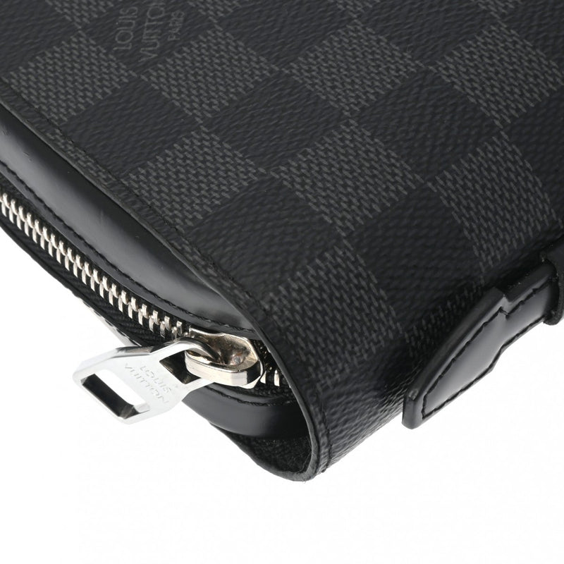 LOUIS VUITTON ルイヴィトン ダミエグラフィット ジッピー XL トラベルケース 黒/グレー N41503 メンズ ダミエグラフィットキャンバス 長財布 Aランク 中古 銀蔵