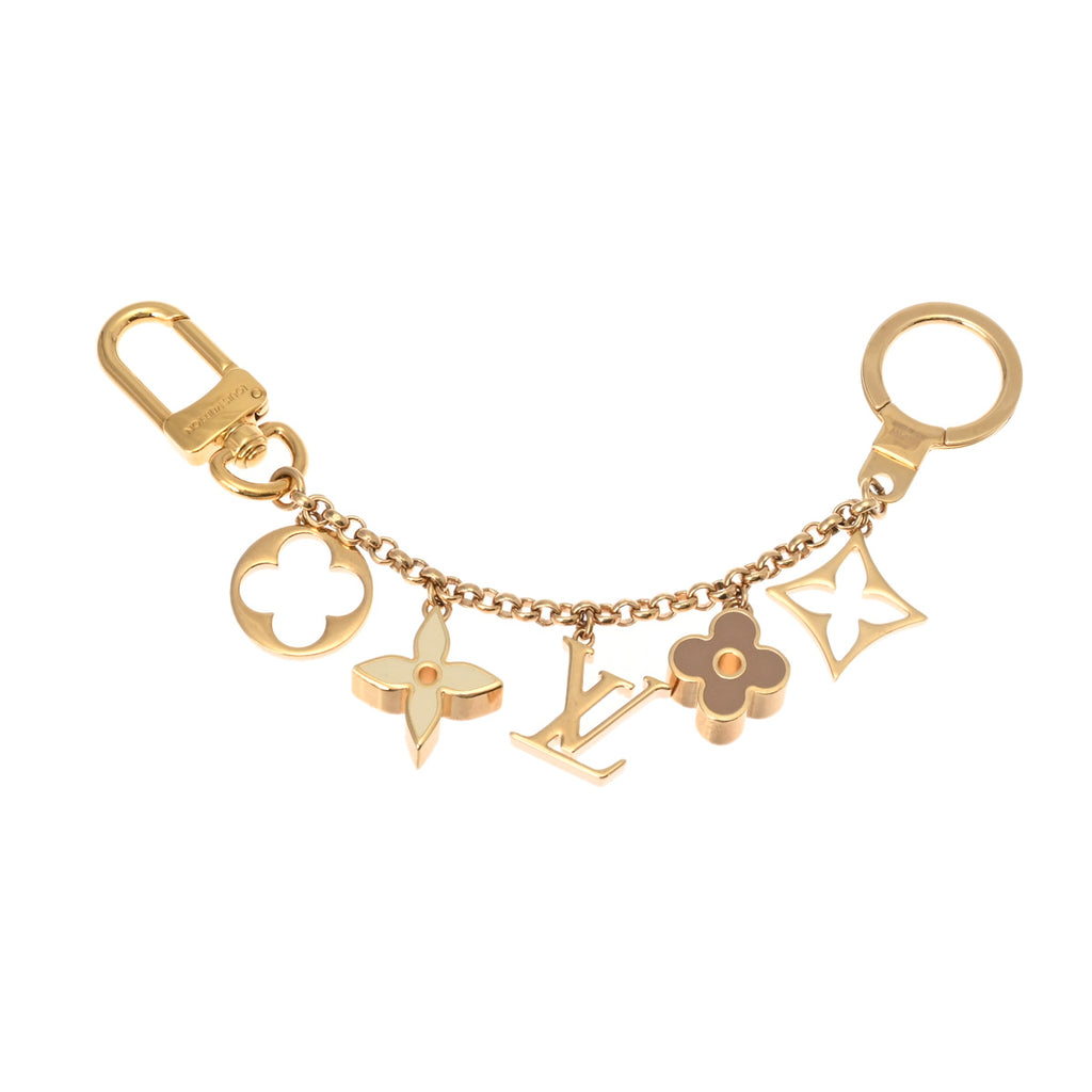 ルイヴィトン M65111フルール ドゥ モノグラム チャーム ゴールド ルイヴィトンバッグチャーム チェーン フルール ドゥ モノグラム