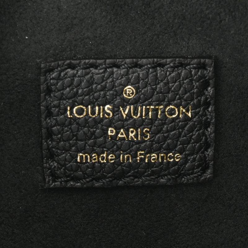 LOUIS VUITTON ルイヴィトン モノグラムアンプラント ナノスピーディ 2WAY 黒/ベージュ M81456 レディース レザー ハンドバッグ 未使用 銀蔵