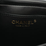 CHANEL シャネル マトラッセ ミニチェーンショルダー 17cm ブラック レディース ラムスキン ショルダーバッグ Aランク 中古 銀蔵