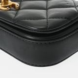 CHANEL シャネル マトラッセ ミニチェーンショルダー 17cm ブラック レディース ラムスキン ショルダーバッグ Aランク 中古 銀蔵