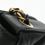 CHANEL シャネル マトラッセ ミニチェーンショルダー 17cm ブラック レディース ラムスキン ショルダーバッグ Aランク 中古 銀蔵