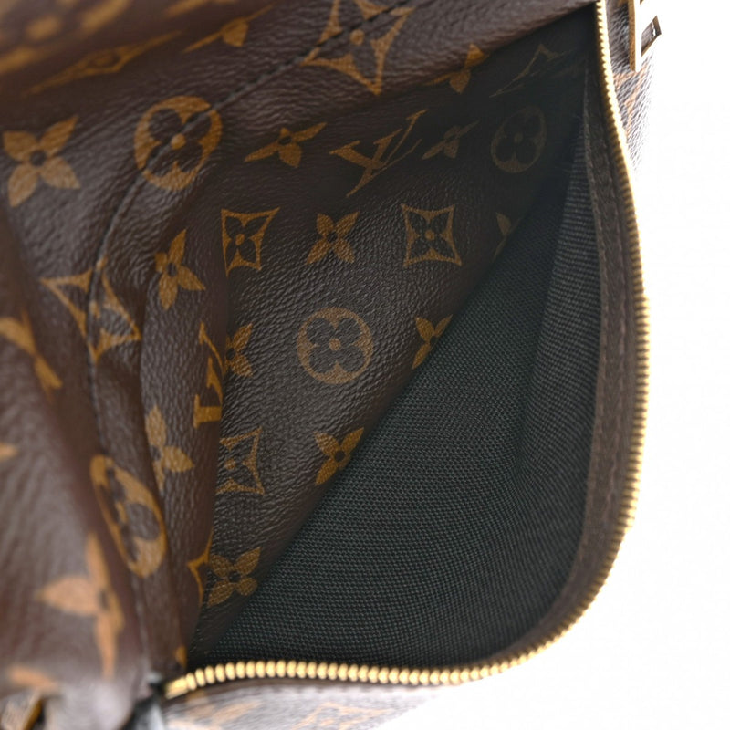 LOUIS VUITTON ルイヴィトン モノグラム パームスプリングMM  ブラウン M41561 ユニセックス モノグラムキャンバス リュック・デイパック ABランク 中古 銀蔵