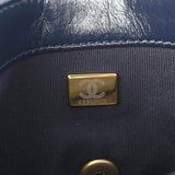 CHANEL シャネル マトラッセ ココマーク チェーン ネイビー レディース シャイニーカーフ/スエード ショルダーバッグ Aランク 中古 銀蔵