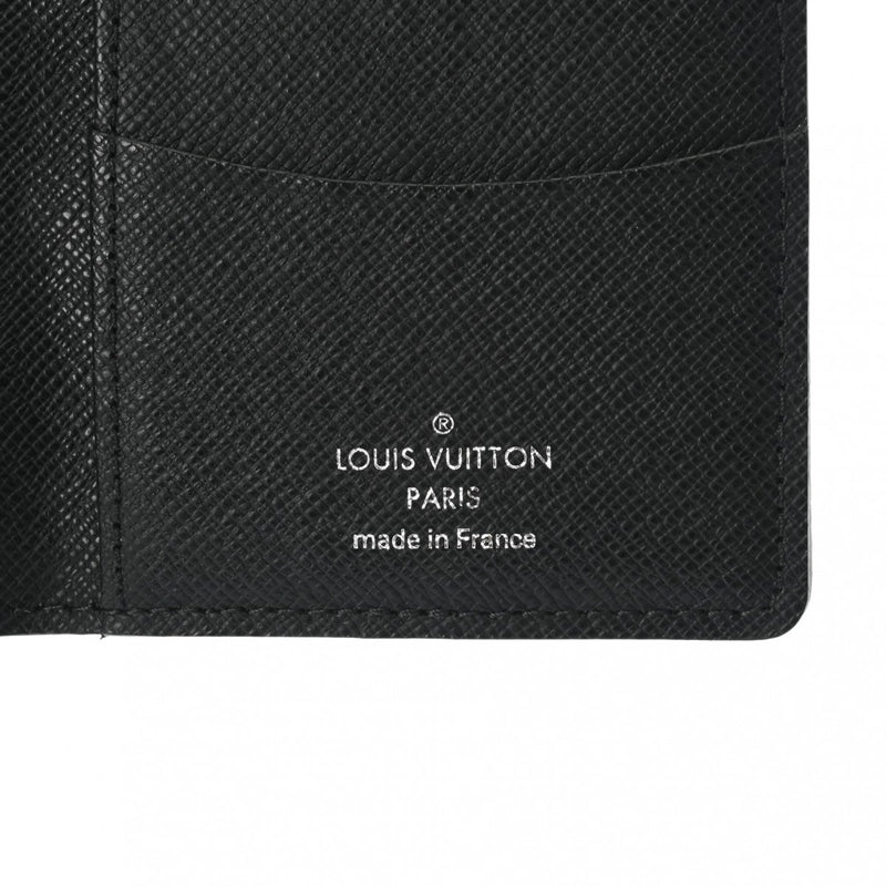 LOUIS VUITTON ルイヴィトン ダミエ オーガナイザー ドゥポッシュ ブラック N63075 メンズ ダミエグラフィットキャンバス カードケース Aランク 中古 銀蔵