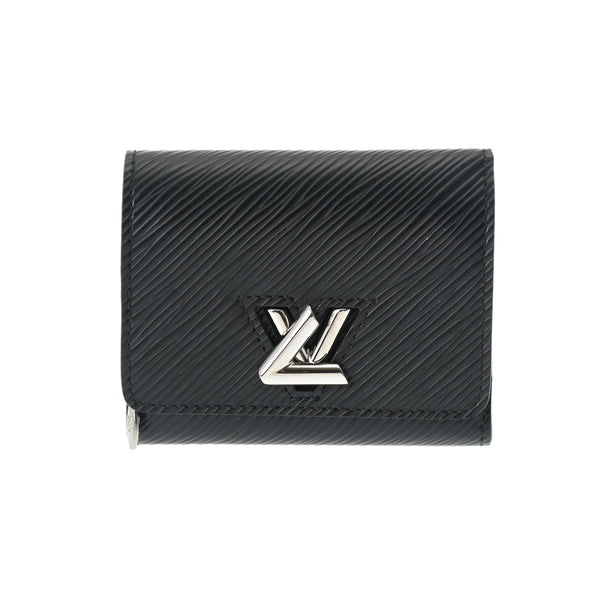 LOUIS VUITTON ルイヴィトン エピ ポルトフォイユ ツイスト コンパクト ノワール M64414 レディース エピレザー 三つ折り財布 Aランク 中古 銀蔵