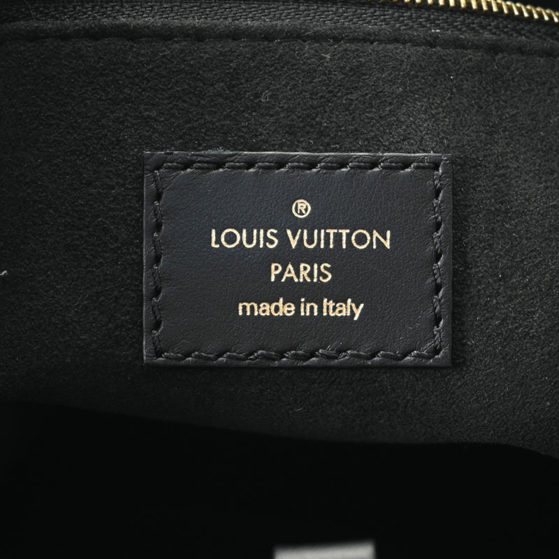 LOUIS VUITTON ルイヴィトン モノグラムアンプラント オンザゴー PM 2WAY ノワール M45653 レディース レザー ハンドバッグ Aランク 中古 銀蔵