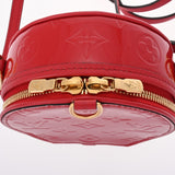 LOUIS VUITTON ルイヴィトン モノグラムヴェルニ ミニ ボワットシャポー ルージュ M90498 レディース モノグラムヴェルニ ショルダーバッグ Aランク 中古 銀蔵