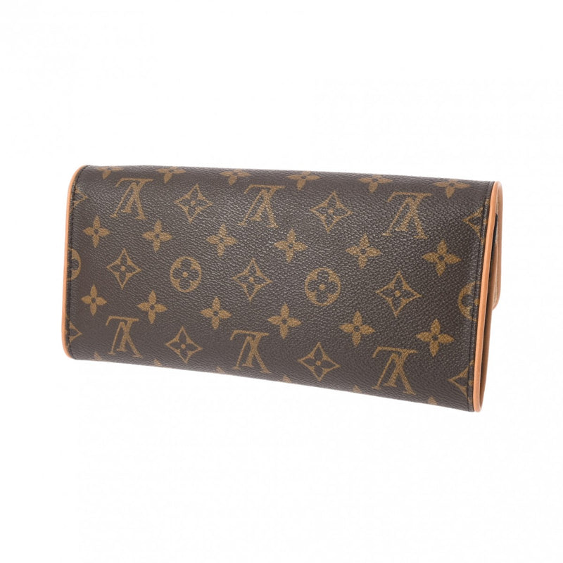 LOUIS VUITTON ルイヴィトン モノグラム ポシェットツイン GM 2WAYクラッチバッグ ブラウン M51852 レディース モノグラムキャンバス ショルダーバッグ ABランク 中古 銀蔵