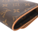 LOUIS VUITTON ルイヴィトン モノグラム ポシェットツイン GM 2WAYクラッチバッグ ブラウン M51852 レディース モノグラムキャンバス ショルダーバッグ ABランク 中古 銀蔵