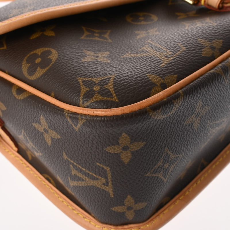 LOUIS VUITTON ルイヴィトン モノグラム ソローニュ ブラウン M42250 レディース モノグラムキャンバス ショルダーバッグ ABランク 中古 銀蔵