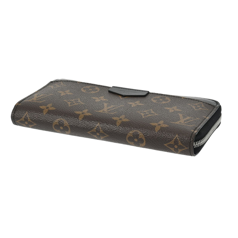 LOUIS VUITTON ルイヴィトン マカサー ジッピードラゴンヌ ブラウン/黒 M69407 メンズ モノグラムキャンバス 長財布 Aランク 中古 銀蔵