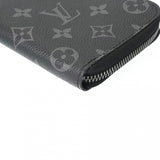 LOUIS VUITTON ルイヴィトン モノグラムエクリプス ジッピーウォレットヴェルティカル 黒/グレー M62295 メンズ モノグラムキャンバス モノグラムエクリプス 長財布 Aランク 中古 銀蔵