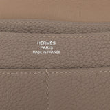 HERMES エルメス ドゴン GM トゥルティエールグレー パラジウム金具 - A刻印(2017年頃) ユニセックス トゴ 長財布 ABランク 中古 銀蔵