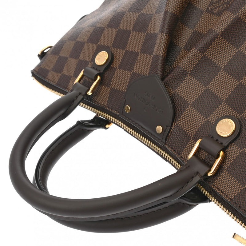 LOUIS VUITTON ルイヴィトン ダミエ シエナ PM 2WAY ブラウン N41545 レディース ダミエキャンバス ハンドバッグ Aランク 中古 銀蔵