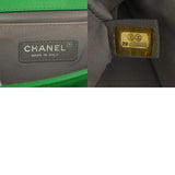 CHANEL シャネル ボーイシャネル チェーンショルダー 25cm グリーン A67086 レディース ラムスキン ショルダーバッグ Aランク 中古 銀蔵