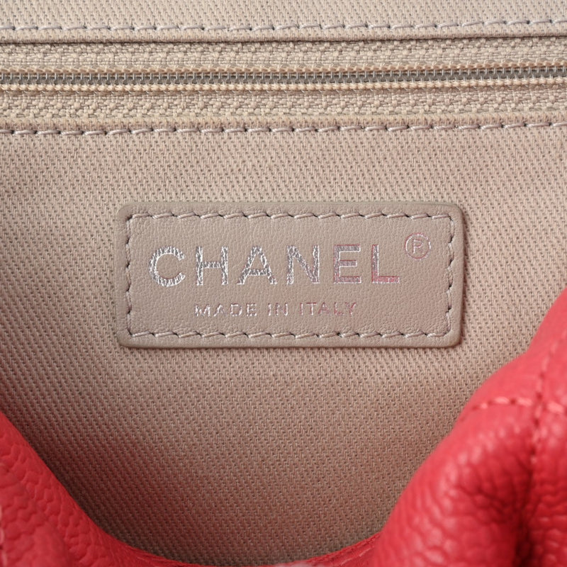 CHANEL シャネル マトラッセ ダイアナ 25cm チェーンショルダー  ピンク A01165 レディース キャビアスキン ショルダーバッグ Aランク 中古 銀蔵