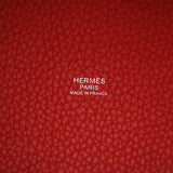 HERMES エルメス ピコタンロック PM ルージュ系 □P刻印(2012年頃) レディース トリヨンクレマンス ハンドバッグ ABランク 中古 銀蔵