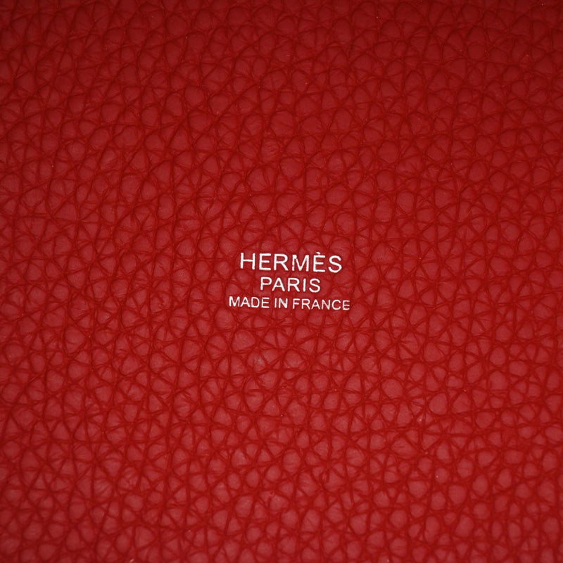 HERMES エルメス ピコタンロック PM ルージュ系 □P刻印(2012年頃) レディース トリヨンクレマンス ハンドバッグ ABランク 中古 銀蔵