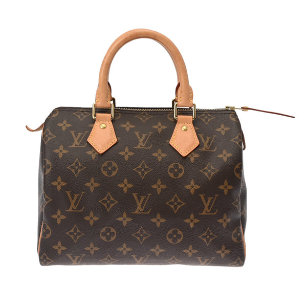 LOUIS VUITTON ルイヴィトン モノグラム スピーディ 25 ブラウン M41109 レディース モノグラムキャンバス ハンドバッグ ABランク 中古 銀蔵