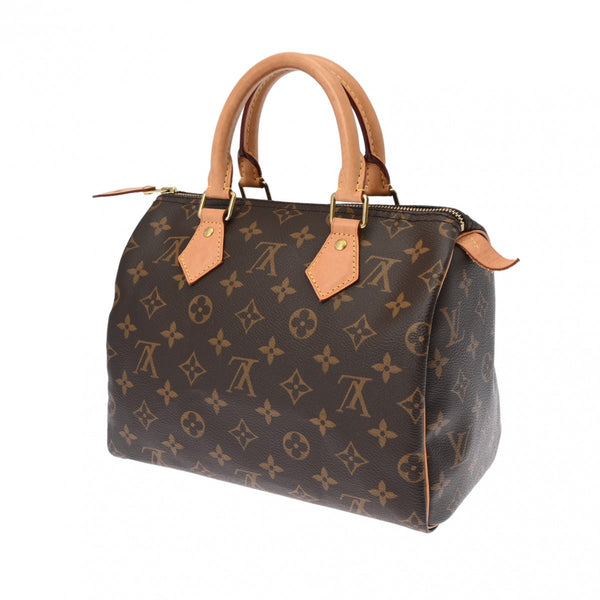 LOUIS VUITTON ルイヴィトン モノグラム スピーディ 25 ブラウン M41109 レディース モノグラムキャンバス ハンドバッグ ABランク 中古 銀蔵