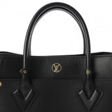 LOUIS VUITTON ルイヴィトン モノグラム オンマイサイド MM ノワール M53826 レディース カーフ 2WAYバッグ Aランク 中古 銀蔵