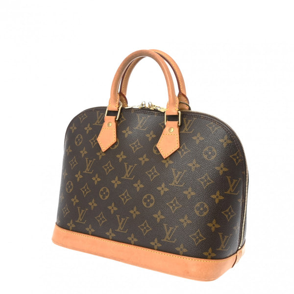 LOUIS VUITTON ルイヴィトン モノグラム アルマ ブラウン M51130 レディース モノグラムキャンバス ハンドバッグ Bランク 中古 銀蔵