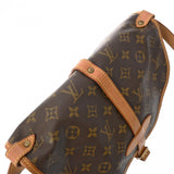 LOUIS VUITTON ルイヴィトン モノグラム ソミュール 30 ブラウン M42256 レディース モノグラムキャンバス ショルダーバッグ Bランク 中古 銀蔵