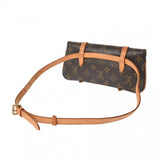 LOUIS VUITTON ルイヴィトン モノグラム ポシェットマル ブラウン M51159 レディース モノグラムキャンバス ウエストバッグ Bランク 中古 銀蔵