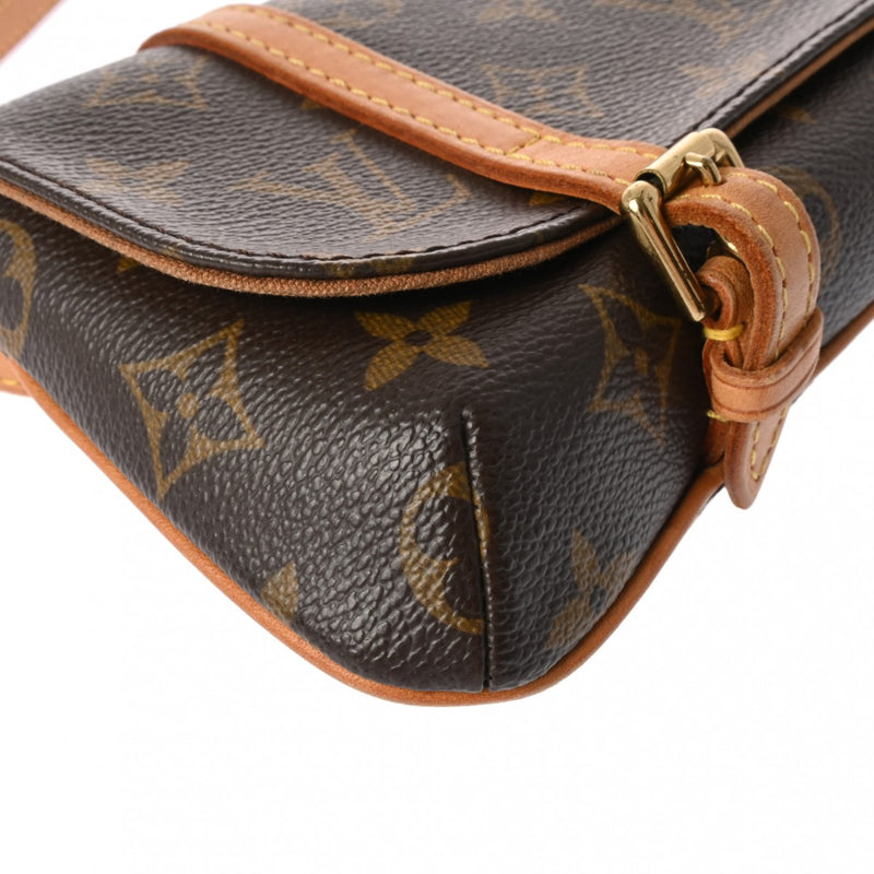 LOUIS VUITTON ルイヴィトン モノグラム ポシェットマル ブラウン M51159 レディース モノグラムキャンバス ウエストバッグ Bランク 中古 銀蔵