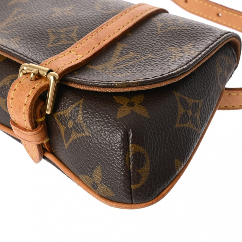 LOUIS VUITTON ルイヴィトン モノグラム ポシェットマル ブラウン M51159 レディース モノグラムキャンバス ウエストバッグ Bランク 中古 銀蔵