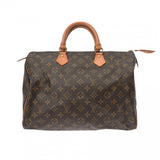 LOUIS VUITTON ルイヴィトン モノグラム スピーディ 35 ブラウン M41524 レディース モノグラムキャンバス ハンドバッグ Bランク 中古 銀蔵