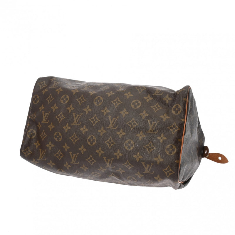 LOUIS VUITTON ルイヴィトン モノグラム スピーディ 35 ブラウン M41524 レディース モノグラムキャンバス ハンドバッグ Bランク 中古 銀蔵