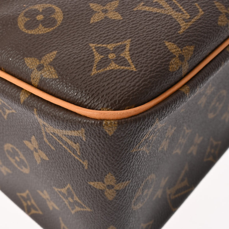 LOUIS VUITTON ルイヴィトン モノグラム シテ GM トート ブラウン M51181 ユニセックス モノグラムキャンバス ハンドバッグ Aランク 中古 銀蔵