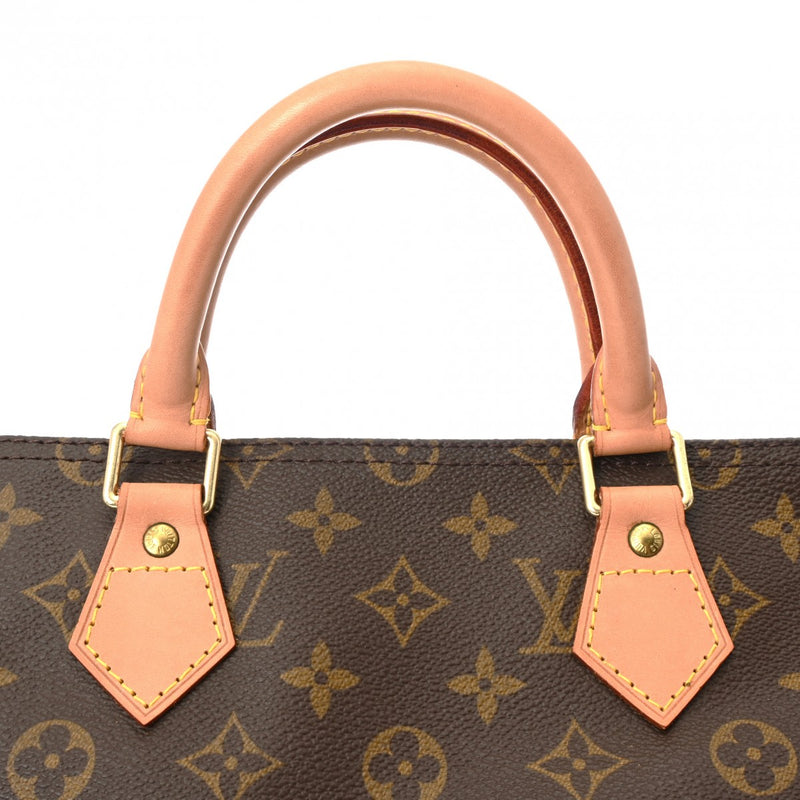 LOUIS VUITTON ルイヴィトン モノグラム スピーディ 35 ブラウン M41524 レディース モノグラムキャンバス ハンドバッグ Aランク 中古 銀蔵