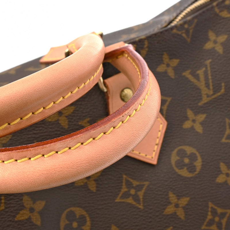 LOUIS VUITTON ルイヴィトン モノグラム スピーディ 35 ブラウン M41524 レディース モノグラムキャンバス ハンドバッグ Aランク 中古 銀蔵