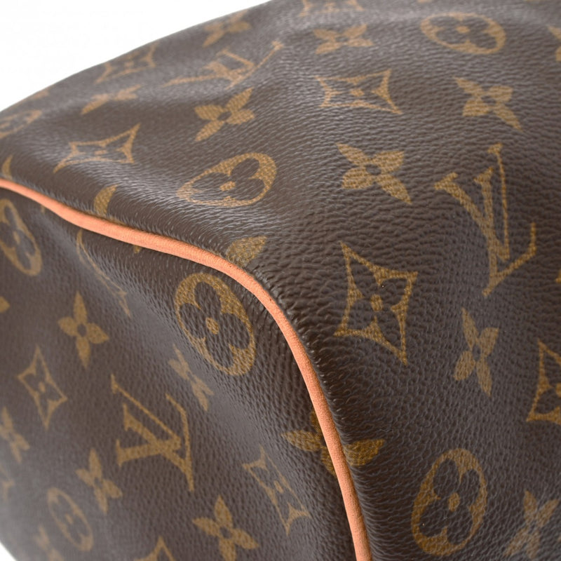 LOUIS VUITTON ルイヴィトン モノグラム スピーディ 35 ブラウン M41524 レディース モノグラムキャンバス ハンドバッグ Aランク 中古 銀蔵