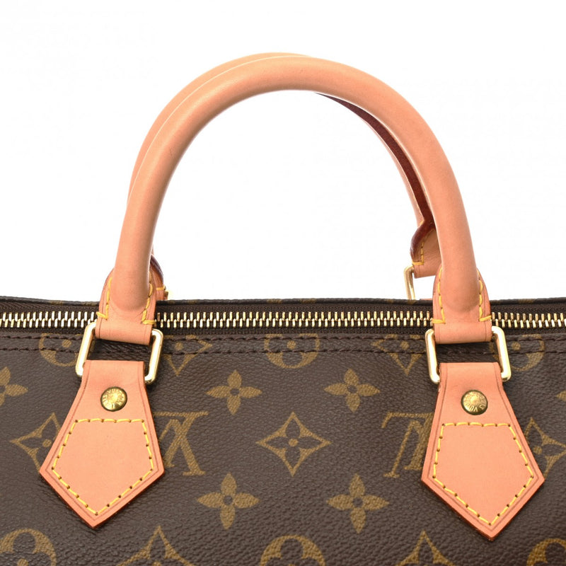 LOUIS VUITTON ルイヴィトン モノグラム スピーディ 35 ブラウン M41524 レディース モノグラムキャンバス ハンドバッグ Aランク 中古 銀蔵